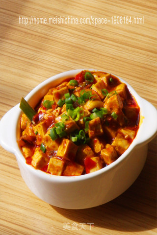 麻婆豆腐的做法