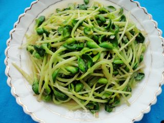 美味家学小炒之--蒜茸黑豆苗的做法