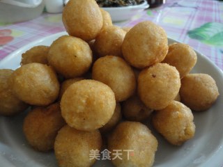 莲藕Q吃法----香炸藕丸的做法