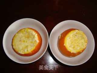 鲜橙蒸蛋的做法