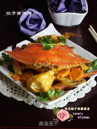 中秋应景的美味---梭子蟹炖南瓜的做法