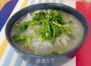 虾皮萝卜丝汤的做法