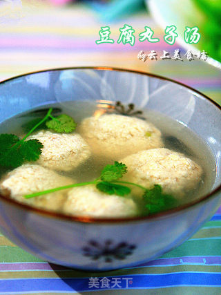 豆腐丸子汤的做法