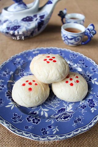 【翻毛栗蓉酥】一口一口酥掉渣的雪白栗子酥的做法