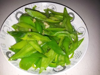 蒜蓉炒尖椒的做法