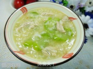 丝瓜瘦肉粥的做法