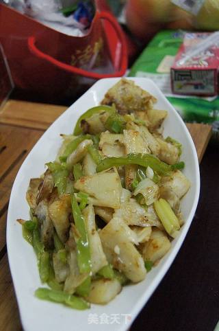 青椒炒咸鱼干的做法