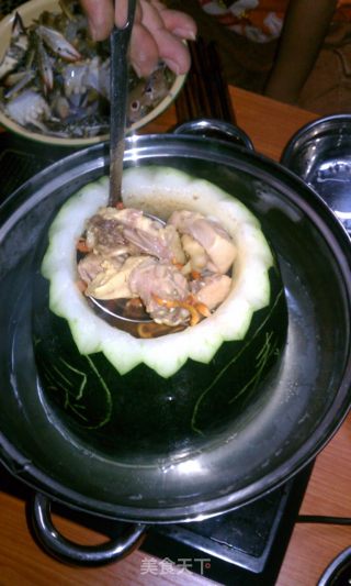 冬瓜盅火锅的做法