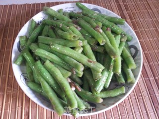 虾酱炒豆角的做法