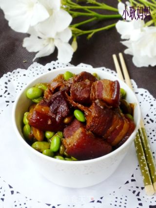 毛豆烧五花肉的做法