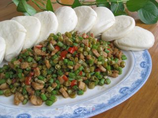 泡豇豆夹馍的做法