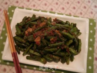 肉酱烧豆角的做法