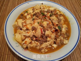 肉末豆腐的做法