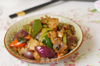 大肠炒五花肉的做法