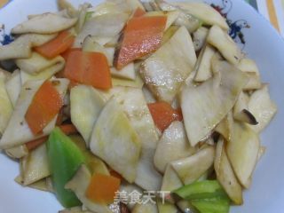 素炒杏鲍菇的做法