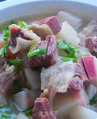 萝卜炖牛肉的做法