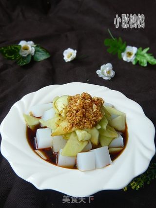 瓜皮拌凉粉的做法