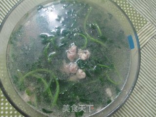 粉肠瘦肉西洋菜汤的做法