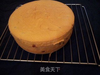 蔓越莓戚风蛋糕的做法