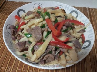 沙姜爆杏鲍菇的做法