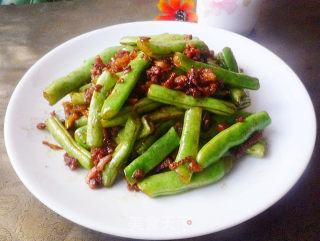 肉末煸豆角的做法