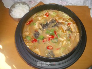 韩国料理——黑鱼酱汤