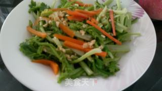 凉拌萝卜缨的做法