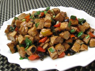豆豉香干丁的做法