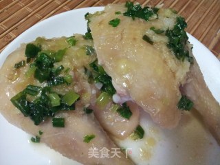 姜葱蒸鸡的做法