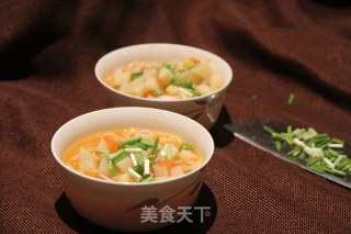 西红柿土豆汤面的做法
