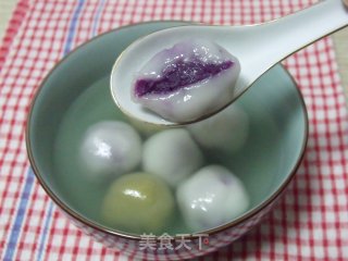 紫薯汤圆的做法