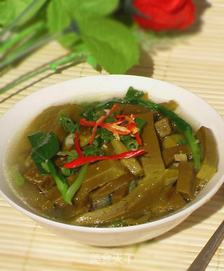 蚝油苦荞麦粉的做法