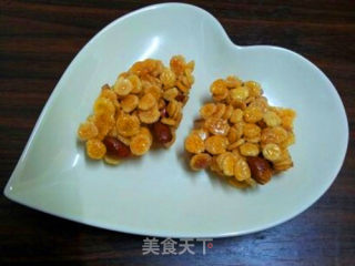 花生玉米片糖的做法