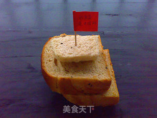 花生酱吐司的做法