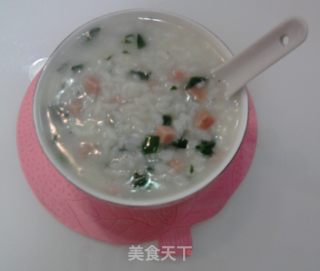 火腿蔬菜粥的做法