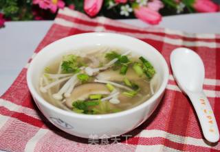 肉片野菌羹的做法