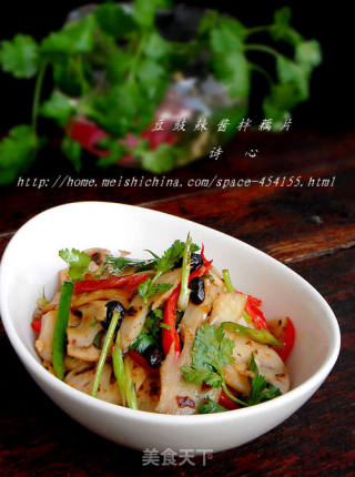 【豆豉辣酱拌莲藕】--- 简单又开胃的做法