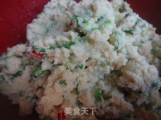 青菜炒荷渣的做法