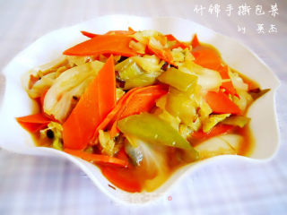 手撕包菜的做法