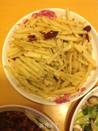 孜然土豆条的做法