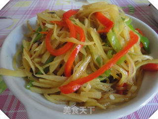 双椒土豆丝的做法