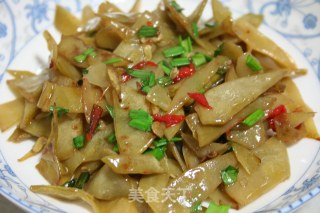 炒腌扁豆的做法