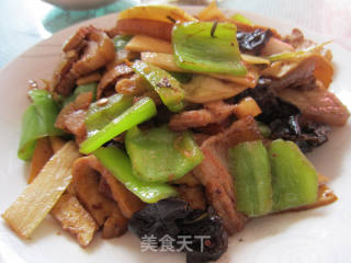 茭白肉片的做法