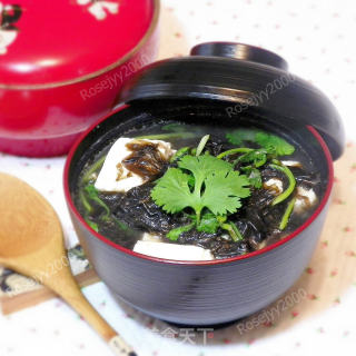 味噌豆腐紫菜汤的做法