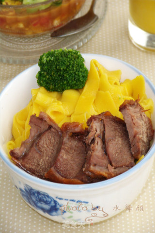 南瓜豆浆手擀面的做法