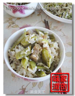 油豆角焖饭的做法