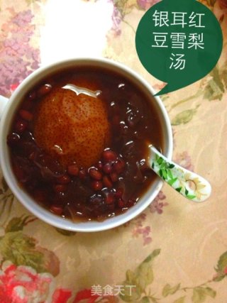 银耳红豆雪梨汤的做法