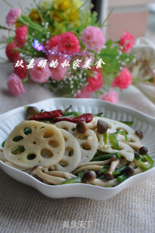 蒜香藕片的做法