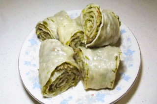 蒸茴香肉菜卷的做法