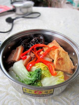 五花肉炖豆腐的做法